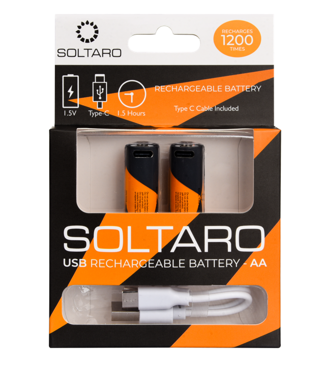 USB Rechargeable Battery 2 Pack